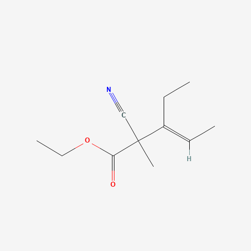 ethyl (3E)-2-cyano-3-ethyl-2-methyl-3-pentenoate (CAS: 53608-83-6) - Related Chemical Product
