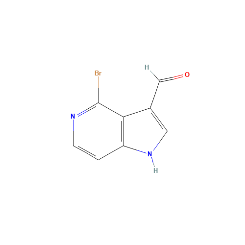 4-bromo-1H-pyrrolo[3,2-c]pyridine-3-carbaldehyde (CAS: 1000341-87-6) - Related Chemical Product