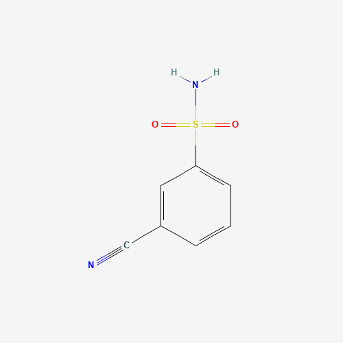Benzenesulfonamide,3-cyano-(9CI) (CAS: 3118-68-1) - Chemical Structure and Molecular Formula 