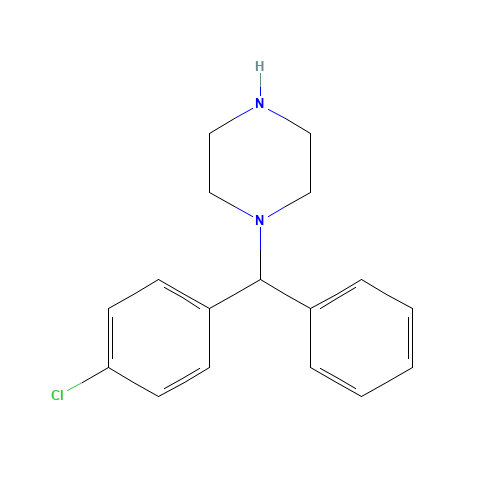(-)-1-[(4-Chlorophenyl) Phenylmethyl] Piperazine (CAS: 130018-88-1) - Related Chemical Product