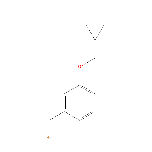 1-(bromomethyl)-3-(cyclopropylmethoxy)benzene (CAS: 411229-86-2) - Related Chemical Product