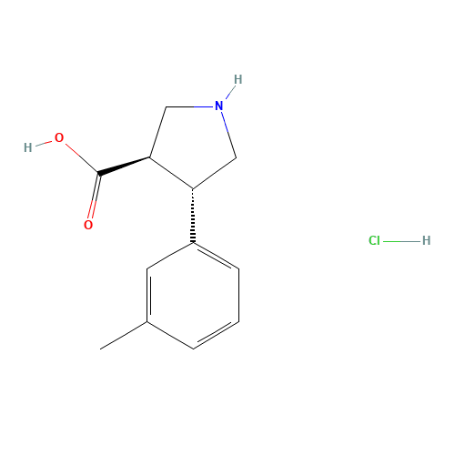 Trans-4-m-tolylpyrrolidine-3-carboxylic acid (CAS: 1049976-06-8) - Related Chemical Product