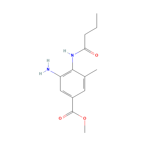 Methyl 4-(butyrylamino)-5-methyl-3-aminobenzoate (CAS: 675882-71-0) - Related Chemical Product
