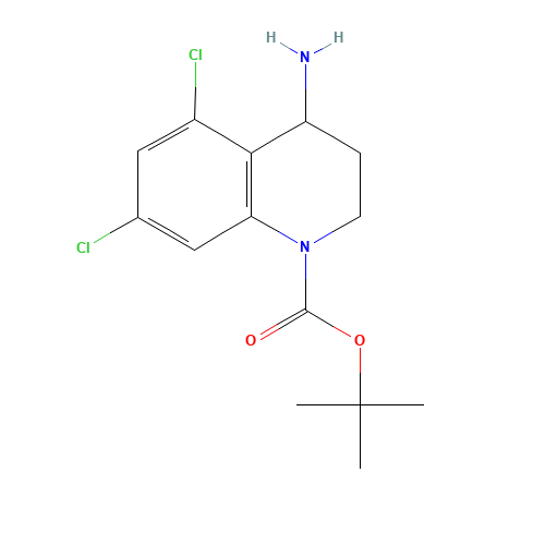4-AMINO-1-N-BOC-5,7-DICHLORO-1,2,3,4-TETRAHYDROQUINOLINE (CAS: 886362-15-8) - Related Chemical Product