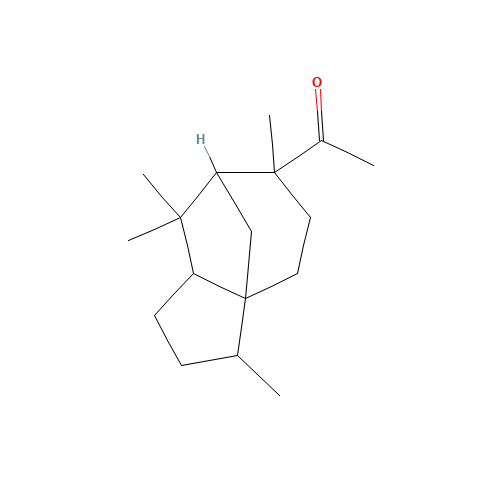 Methyl cedryl ketone (CAS: 73398-84-2) - Chemical Structure and Molecular Formula 
