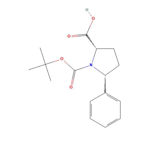 (2S,5R)-BOC-5-PHENYL-PYRROLIDINE-2-CARBOXYLIC ACID (CAS: 221352-49-4) - Related Chemical Product