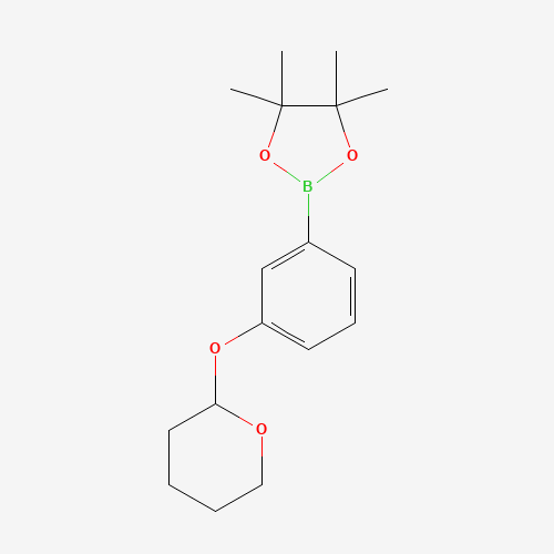 3-(TETRAHYDRO-2H-PYRAN-2-YLOXY)PHENYLBORONIC ACID PINACOL ESTER (CAS: 850568-69-3) - Related Chemical Product