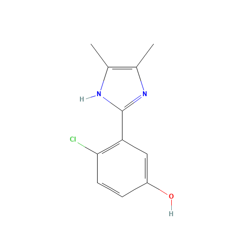 4-chloro-3-(4,5-dimethyl-1H-imidazol-2-yl)phenol (CAS: 1184919-44-5) - Related Chemical Product
