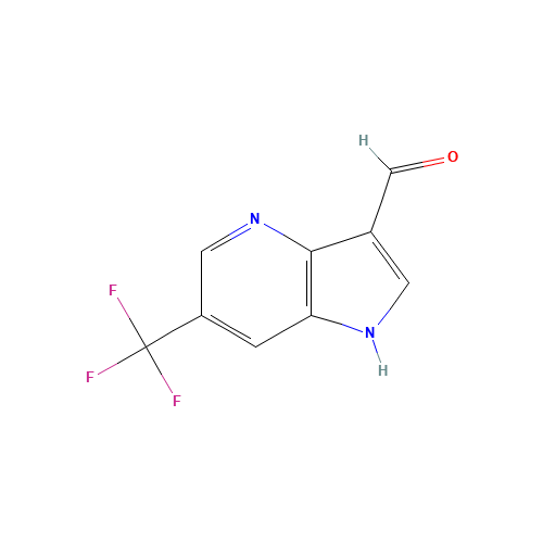 6-(trifluoromethyl)-1H-pyrrolo[3,2-b]pyridine-3-carbaldehyde (CAS: 1190311-65-9) - Related Chemical Product
