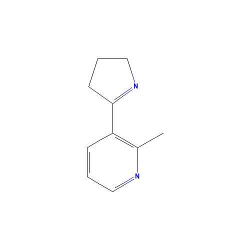 2-Methyl Myosmine (CAS: 65719-03-1) - Chemical Structure and Molecular Formula 