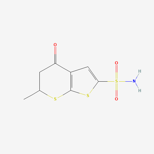 6-Methyl-4-oxo-5,6-dihydro-4H-thieno[2,3-b]thiopyran-2-sulfonamide (CAS: 120279-88-1) - Related Chemical Product