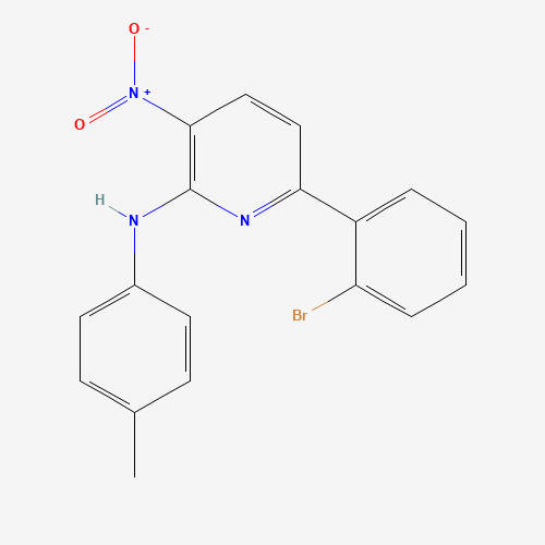 6-(2-bromophenyl)-3-nitro-N-p-tolylpyridin-2-amine (CAS: 1206676-88-1) - Related Chemical Product