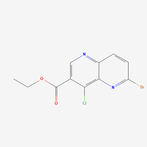 Ethyl 6-bromo-4-chloro-1,5-naphthyridine-3-carboxylate (CAS: 1083181-13-8) - Related Chemical Product