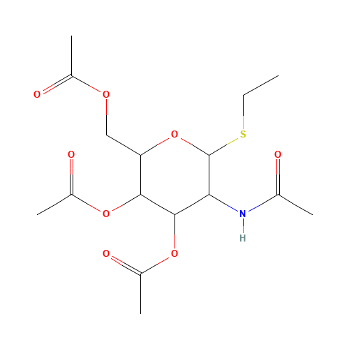 Ethyl 3,4,6-Tri-O-acetyl-2-acetamido-2-deoxy-a-D-thioglucopyranoside (CAS: 49810-41-5) - Related Chemical Product