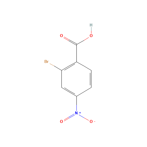 2-BROMO-4-NITROBENZOIC ACID (CAS: 16426-64-5) - Chemical Structure and Molecular Formula 