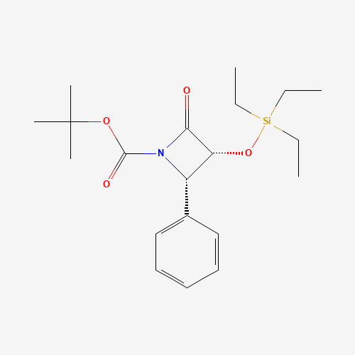 (3R,4S)-tert-Butyl 2-oxo-4-phenyl-3-(triethylsilyloxy)azetidine-1-carboxylate (CAS: 149198-47-0) - Related Chemical Product