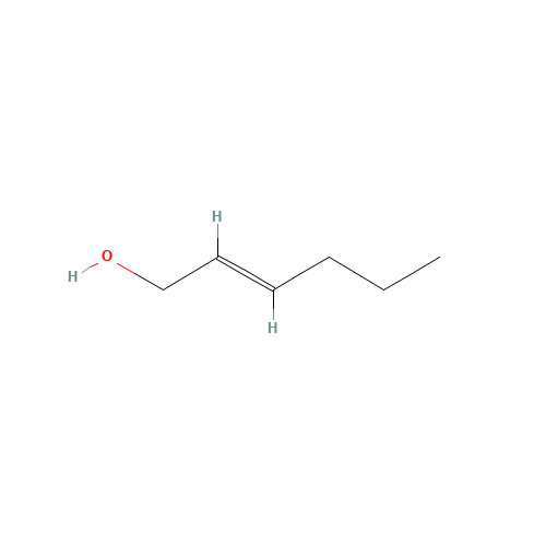 trans-2-Hexen-1-ol (CAS: 928-95-0) - Chemical Structure and Molecular Formula 