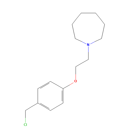 1-(2-(4-(chloromethyl)phenoxy)ethyl)azepane hydrochloride (CAS: 212771-30-7) - Related Chemical Product