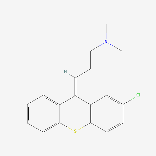 Chlorprothixene (CAS: 113-59-7) - Chemical Structure and Molecular Formula 