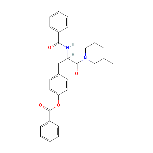 alpha-(Benzoylamino)-4-(benzoyloxy)-N,N-dipropylbenzenepropanamide (CAS: 57227-08-4) - Related Chemical Product