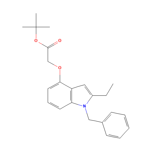tert-butyl 2-(1-benzyl-2-ethyl-1H-indol-4-yloxy)acetate (CAS: 220862-18-0) - Related Chemical Product