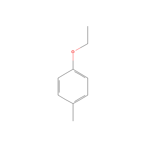 4-METHYLPHENETOLE (CAS: 622-60-6) - Chemical Structure and Molecular Formula 