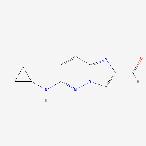 6-(cyclopropylamino)imidazo[1,2-b]pyridazine-2-carbaldehyde (CAS: 1184918-81-7) - Related Chemical Product