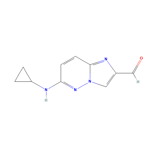 6-(cyclopropylamino)imidazo[1,2-b]pyridazine-2-carbaldehyde (CAS: 1184918-81-7) - Related Chemical Product