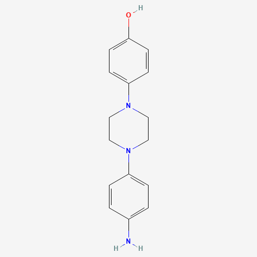 1-(4-Aminophenyl)-4-(4-hydroxyphenyl)piperazine (CAS: 74853-08-0) - Related Chemical Product
