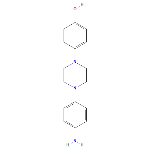 1-(4-Aminophenyl)-4-(4-hydroxyphenyl)piperazine (CAS: 74853-08-0) - Related Chemical Product
