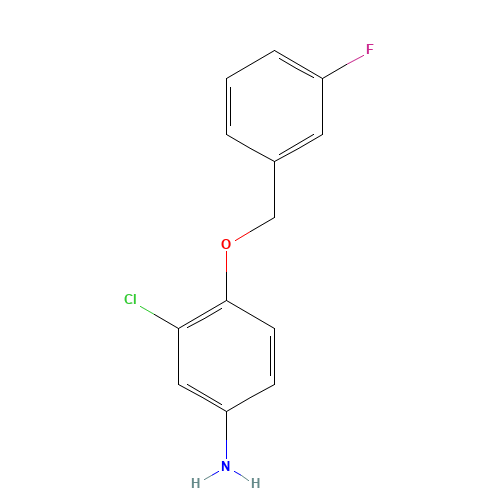3-Chloro-4-(3-fluorobenzyloxy)aniline (CAS: 202197-26-0) - Related Chemical Product