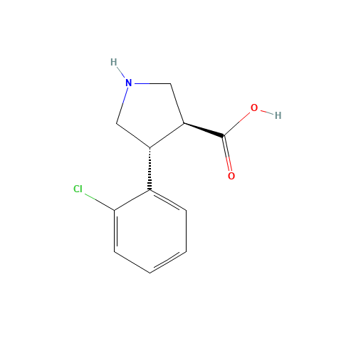(3S,4R)-4-(2-CHLOROPHENYL)PYRROLIDINE-3-CARBOXYLIC ACID (CAS: 1047651-79-5) - Related Chemical Product