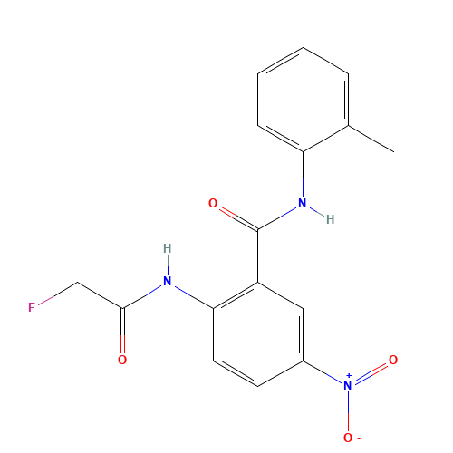 BENZAMIDE,2-[(2-FLUOROACETYL)AMINO]-N-(2-METHYLPHENYL)-5-NITRO- (CAS: 56287-72-0) - Related Chemical Product