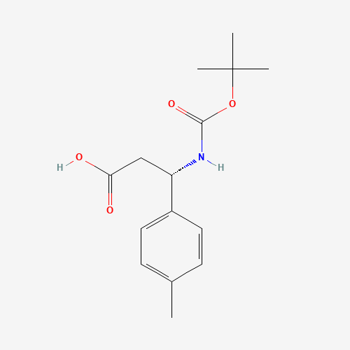 Boc-(S)-3-Amino-3-(4-methylphenyl)propionic acid (CAS: 479064-96-5) - Related Chemical Product