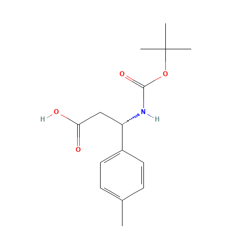 Boc-(S)-3-Amino-3-(4-methylphenyl)propionic acid (CAS: 479064-96-5) - Related Chemical Product