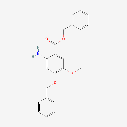 Benzyl 2-amino-4-(benzyloxy)-5-methoxybenzoate (CAS: 205259-41-2) - Related Chemical Product