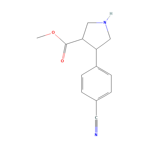 4-(4-CYANO-PHENYL)-PYRROLIDINE-3-CARBOXYLIC ACID METHYL ESTER (CAS: 885270-63-3) - Related Chemical Product