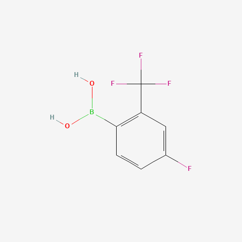 4-FLUORO-2-(TRIFLUOROMETHYL)BENZENEBORONIC ACID (CAS: 182344-16-7) - Related Chemical Product