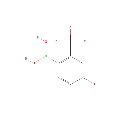 4-FLUORO-2-(TRIFLUOROMETHYL)BENZENEBORONIC ACID (CAS: 182344-16-7) - Related Chemical Product
