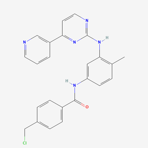 4-Chloromethyl-N-[4-methyl-3-[[4-(pyridin-3-yl)pyrimidin-2-yl]amino]phenyl]benzamide (CAS: 404844-11-7) - Related Chemical Product