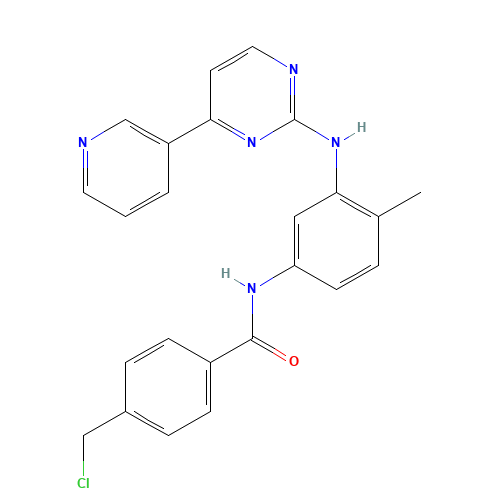4-Chloromethyl-N-[4-methyl-3-[[4-(pyridin-3-yl)pyrimidin-2-yl]amino]phenyl]benzamide (CAS: 404844-11-7) - Related Chemical Product