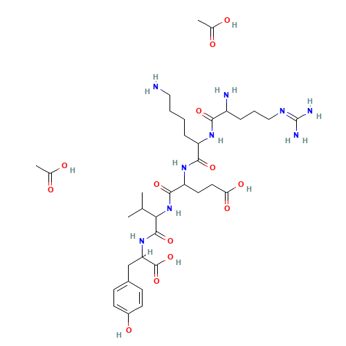 ARG-LYS-GLU-VAL-TYR ACETATE SALT (CAS: 105184-37-0) - Related Chemical Product