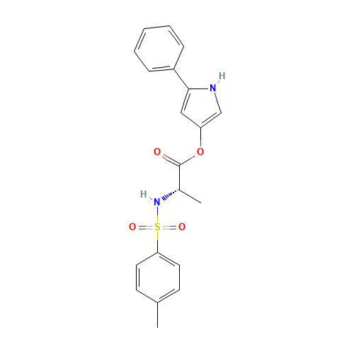 3-(N-Tosyl-L-alaninyloxy)-5-phenylpyrrole (CAS: 221446-55-5) - Related Chemical Product