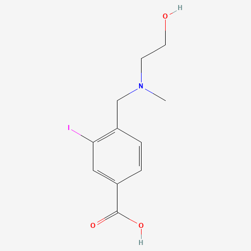 4-(((2-hydroxyethyl)(methyl)amino)methyl)-3-iodobenzoic acid (CAS: 1131622-46-2) - Related Chemical Product
