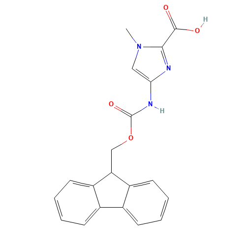 4-(FMOC-AMINO)-1-METHYL-1H-IMIDAZOLE-2-CARBOXYLIC ACID (CAS: 252206-28-3) - Related Chemical Product