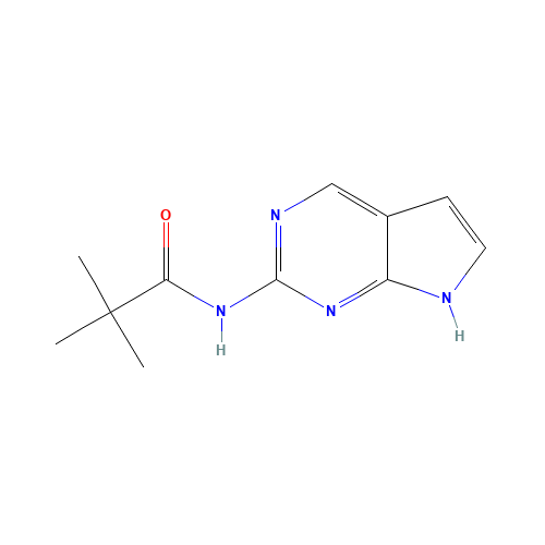 N-(7H-pyrrolo[2,3-d]pyrimidin-2-yl)pivalamide (CAS: 1184918-72-6) - Related Chemical Product