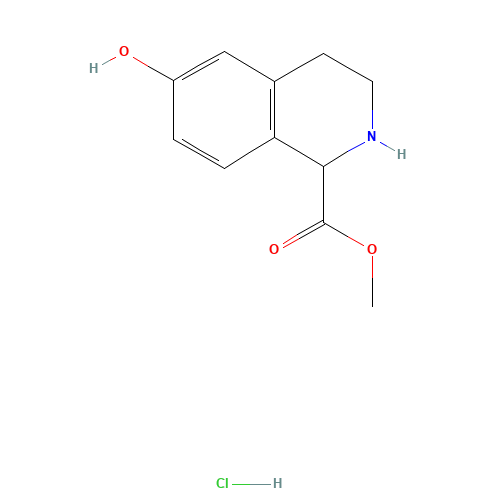 (+/-)-7-HYDROXY-1,2,3,4-TETRAHYDRO-3-ISOQUINOLINE-4-CARBOXYLIC ACID METHYL ESTER HCL (CAS: 672310-19-9) - Related Chemical Product