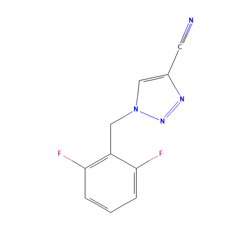 4-cyano-1-(2,6-difluorobenzyl)-1H-1,2,3-triazole (CAS: 202003-06-3) - Related Chemical Product