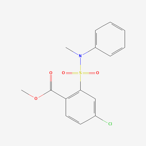 Methyl 4-chloro-2-(N-methyl-N-phenylsulphonamide)benzoate (CAS: 914221-64-0) - Related Chemical Product