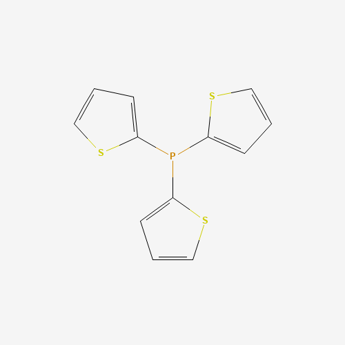 TRIS(2-THIENYL)PHOSPHINE (CAS: 24171-89-9) - Chemical Structure and Molecular Formula 